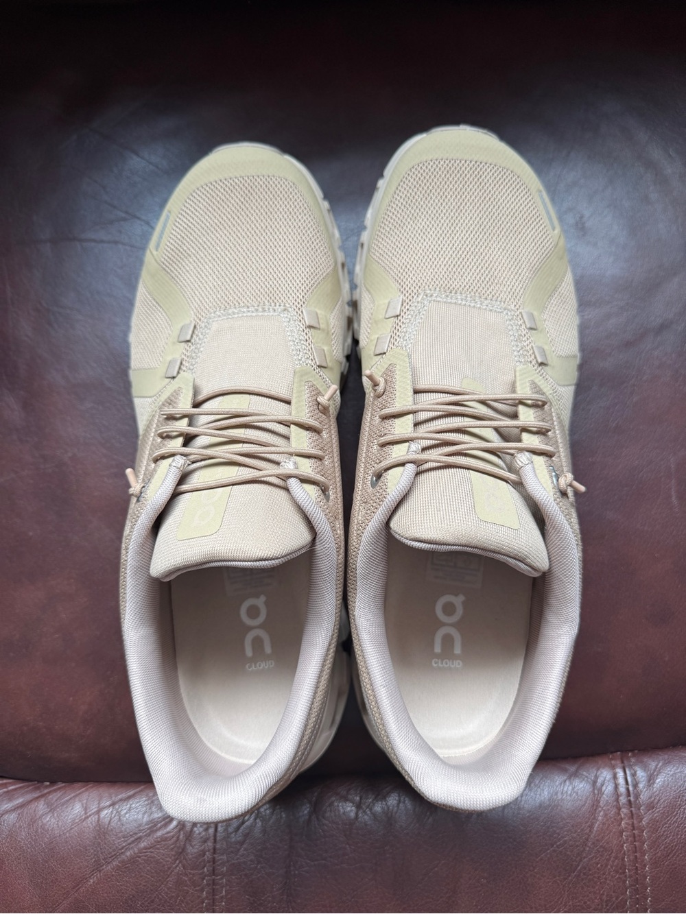 On Running Men's Cloud Sneakers in Sand/Tan